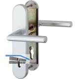 Sicherheits-Dr�ckergarnitur AMSTERDAM, PZ88, RC2, silber eloxiert