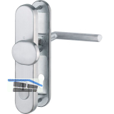 HOPPE Sicherheits-Wechselgarnitur STOCKHOLM �NORM Kernziehschutz, RC3, Edelstahl