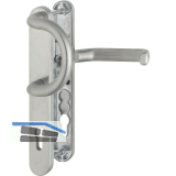 Wechselgarnitur LIVERPOOL - Schmalschild PZ wahlweise, Edelst. matt