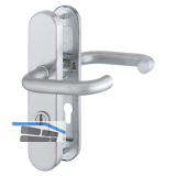 SH-Dr�ckergarnitur PARIS-auf Schild PZ72, 37-47, mit Kzs., Edelstahl