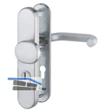 SH-Wechselgarnitur PARIS auf Schild PZ72, 37-47, mit Kzs., Edelstahl matt