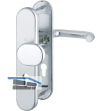 SH-Wechselgarnitur PARIS-auf Schild PZ72, 37-47, ohne Kzs., silber elox