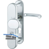 SH-Wechselgarnitur PARIS-auf Schild PZ72, 37-47, mit Kzs., silber elox