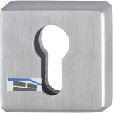 HOPPE Zylinderrosette innen eckig PZ, Edelstahl matt