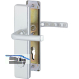 SH-Dr�ckergarnitur LONDON-auf Schild PZ88, 67-77, mit Kzs., silber, RC3