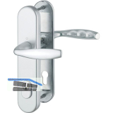 SH-Dr�ckergarnitur NEW YORK-auf Schild PZ88/2, 57-67, mit Kzs., silber