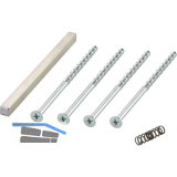 HOPPE Befestigungszubeh�r f�r Balkont�rgriffe - au�en hoch, TS: 103 - 113