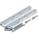 SOLIDO 100/HELM 140 Glasklemmst�ck-Set ESG/VSG 8-10,76 mm silber