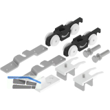 HELM 53 Beschlagset Holz 50 kg ohne Laufschiene