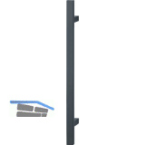 HOPPE B�gelgriff E5726 rechteckig gerade, 800/560, Edelstahl schwarz matt