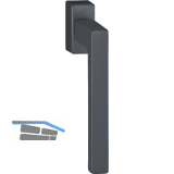 HOPPE Parallel-Schiebe-/Kipp-Griff TOULON Secustik, Aluminium schwarz matt