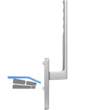 HOPPE Hebeschiebet�rgriff TOULON innen UG, L�nge 253, Aluminium edelstahlfarbig