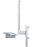 HOPPE Hebeschiebet�rgriff TOULON au�en PZ, L�nge 253, Aluminium silber eloxiert