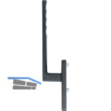 HOPPE Hebeschiebet�rgriff TOULON au�en PZ, L�nge 253, Aluminium schwarz matt