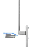 HOPPE Hebeschiebet�rgriff TOULON au�en PZ, L�nge 253, Aluminium Edelstahl Effekt