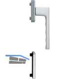 HOPPE Fenstergriff-Halbgarnitur TOULON innen, Aluminium silber eloxiert