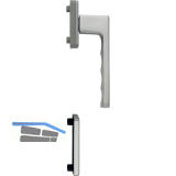 HOPPE Fenstergriff-Halbgarnitur TOULON innen, Aluminium Edelstahl Effekt