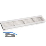 L�ftungsgitter f�r Zimmert�ren 454 x 90 mm TS 35-45 mm Kunststoff wei�