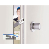 WINKHAUS Knauf mit Rosette f�r T�rw�chter, Edelstahl matt