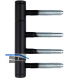 Einbohrband 3-tlg. Typ 335 � 15 mm, Stahl schwarz matt RAL 9005