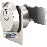 DORMAKABA Blechmontagezylinder pextra Q 1090,verschiedensperrend,vernickelt matt