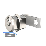 DORMAKABA Blechmontagezylinder pextra Q 1091,verschiedensperrend,vernickelt matt