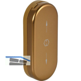 HOPPE Fenster-Griffloch-Verdeckrosette, Aluminium bronze