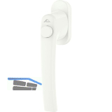 ROTO Fenstergriff ROTOLINE - Druckknopf, Aluminium wei�