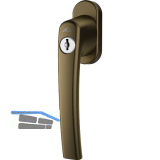 ROTO Fenstergriff ROTOLINE - Sperrzylinder, 100 Nm, Aluminium bronze eloxiert