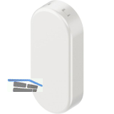 ROTO Steckrosette ROTOLINE - m. Schiebehangerl, Aluminium wei� beschichtet