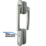 ROTO Balkont�rgriffgarnitur ROTOLINE niedrig, Aluminium titan eloxiert