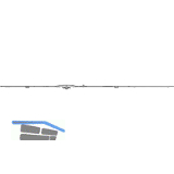 ROTO NT/NX DK-Getriebe KSR konstant DM 8 mm L=1090/513 mm 1V silber