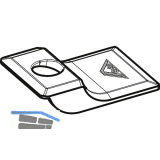 ROTO NT/NX Fr�sabdeckung Ecklager Designo Holz 5/18-13 unten waagrecht silber