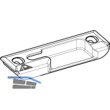 ROTO NT/NX Sicherheits-Schlie�st�ck Holz einfr�sbar 5L FT 25 mm 13V links Zink