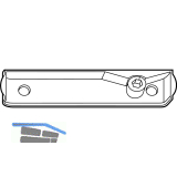 ROTO NT/NX Niveauschaltsperre Rahmenteil Holz einfr�sbar 5L FT 24 mm 13V rechts