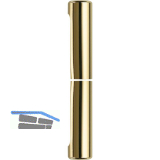 SOLIDO Aufsteckh�lsen, flachrund, Band � 16 mm, Aluminium vermessingt