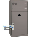 RENZ Paketkasten QUBO - XL, mit Sprechfeld, Graualuminium