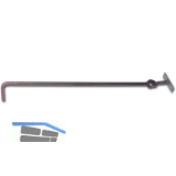 Aufspreizstangen gerade, 400x8 mm, Stahl blank