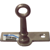 Aufspreizstangenkloben mit austragender Platte, Stahl blank