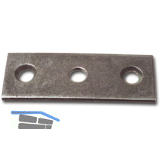 Schlie�blech f. Aufspreizstangen, 16 x 53 mm, Loch � 9 mm, Stahl blank
