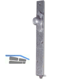 Fensterschienenriegel zum Einlassen, m. Schlie�blech, 600 mm, Stahl verzinkt