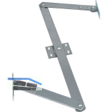 Oberlicht-Z-Schere, Angriffarm 150 mm, Mittelst�ck 310 mm, Stahl verzinkt