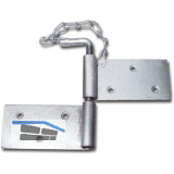 Bauh�ttenscharnier 80 mm, Stahl blank