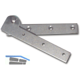 Tapetent�rband 130 mm, Stahl blank