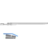 ROTO NT/NX Getriebeverl�ngerung L=330 mm ohne Zapfen kuppelbar silber