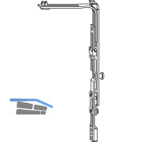 ROTO NT/NX Eckumlenkung Axer 1P-Zapfen silber
