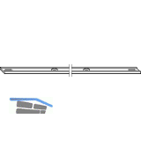 ROTO NT/NX Abdeckstulp L=2015 mm 10 Befestigungsl�cher (287483)
