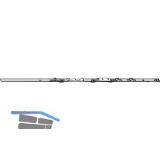 ROTO NT/NX Axerstulp Designo Sicherheit 1V L=1090 mm FFB 1001-1200 mm silber