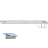 ROTO E-Tec Control Montageaufnahme f�r Falzmagnet Kunststoff RAL 7035
