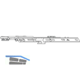 ROTO NT/NX Mittelverschluss Stulpfl�gelgetriebe oben L=200 mm kuppelbar silber